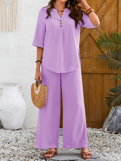 ⏰ LAST DAY SAVE 50% 💥Women's Cotton Casual Loose Suit
