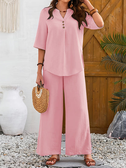 ⏰ LAST DAY SAVE 50% 💥Women's Cotton Casual Loose Suit