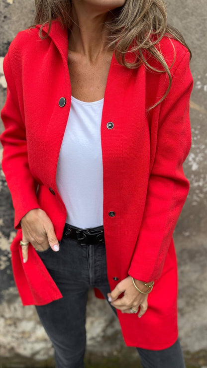 CLEARANCE SALE🔥Women's Hooded Long-sleeved Side Button Design Casual Jacket